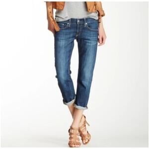 Ag Adriano Goldschmied The Tomboy Crop Jeans Womens Relaxed Straight Leg 27